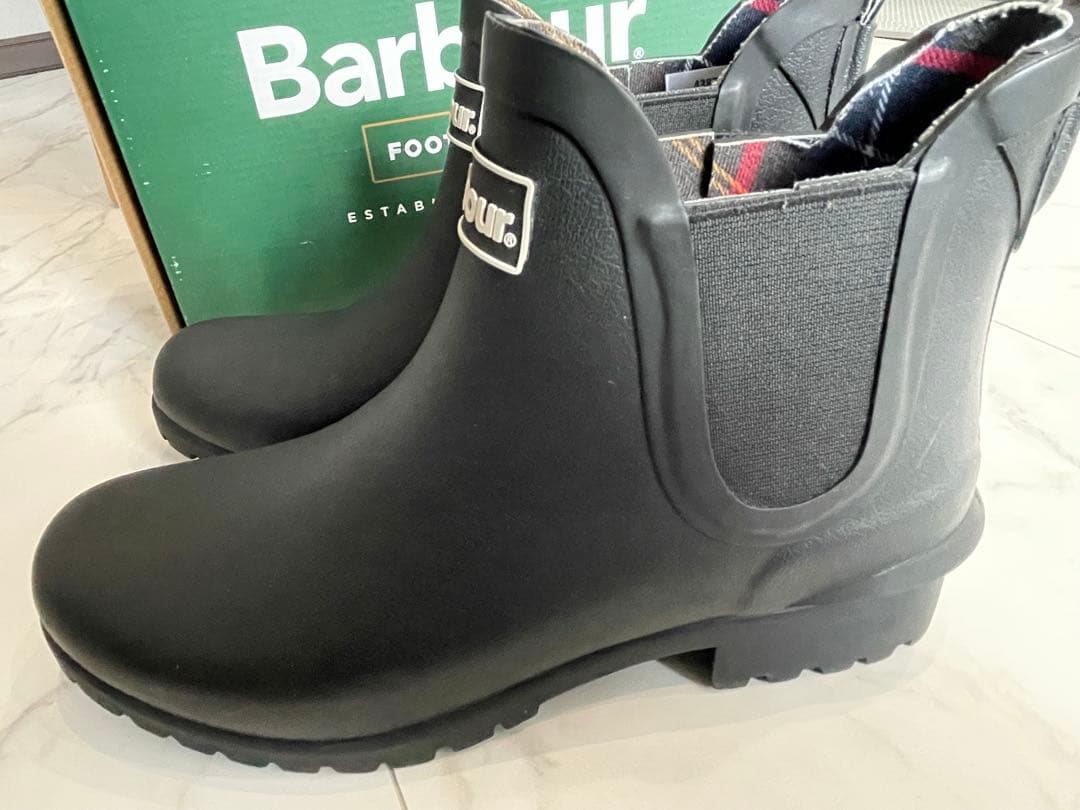 Barbour （バブアー）Wilton サイドゴア レインブーツ サイズ5