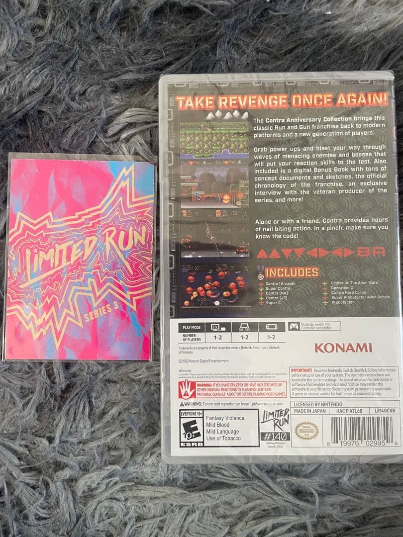 【新品未開封】北米版 魂斗羅 アニバーサリーコレクション