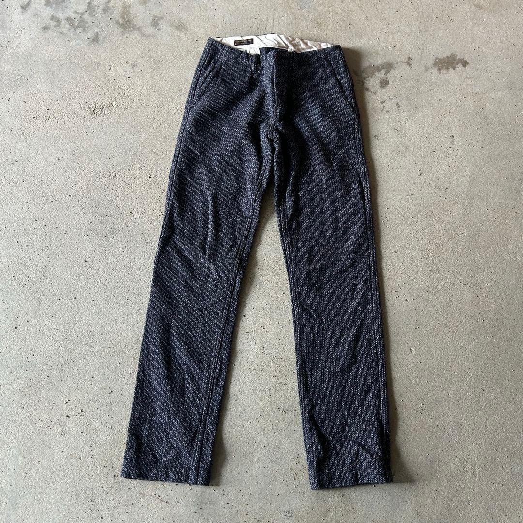 WESTRIDE ウエストライド ワークトラウザー ごま塩　ビーチクロス