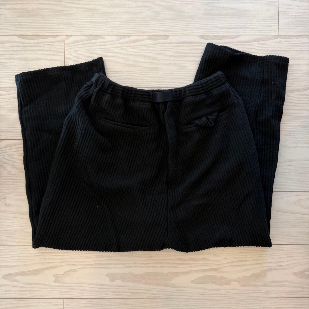 パンツ Ancellm -WOOL CORDUROY BELTLESS SLACKS-