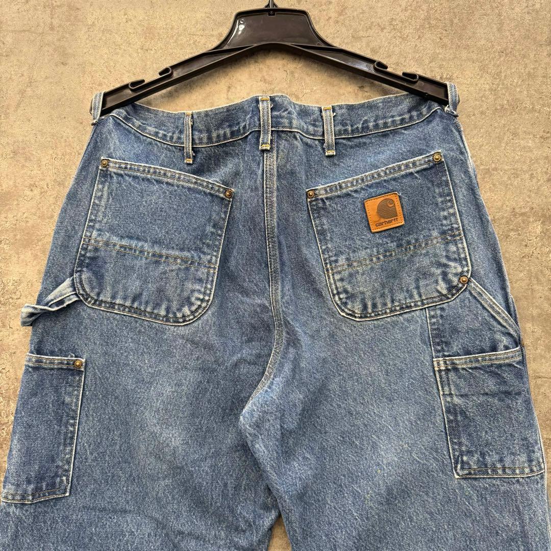 USA製　カーハートデニムダブルニーパンツ　B73 DST w36x30