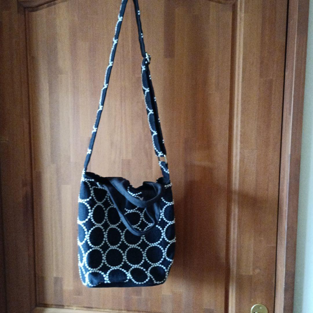 ミナペルホネン ハンドメイド　ネイビーtambourine 3wayトート