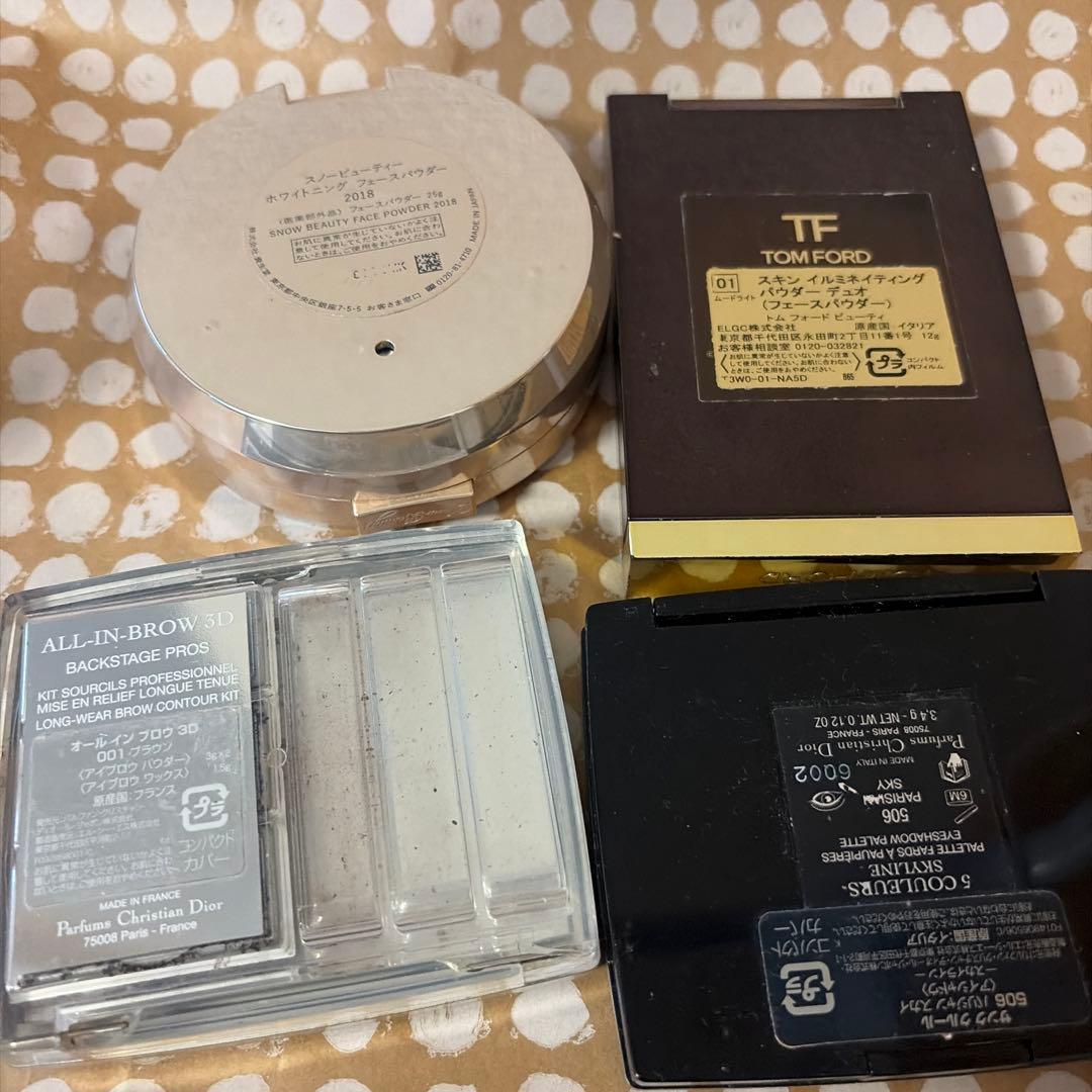 シャネル Dior SUQQU アイシャドウ　チークなど まとめ売り