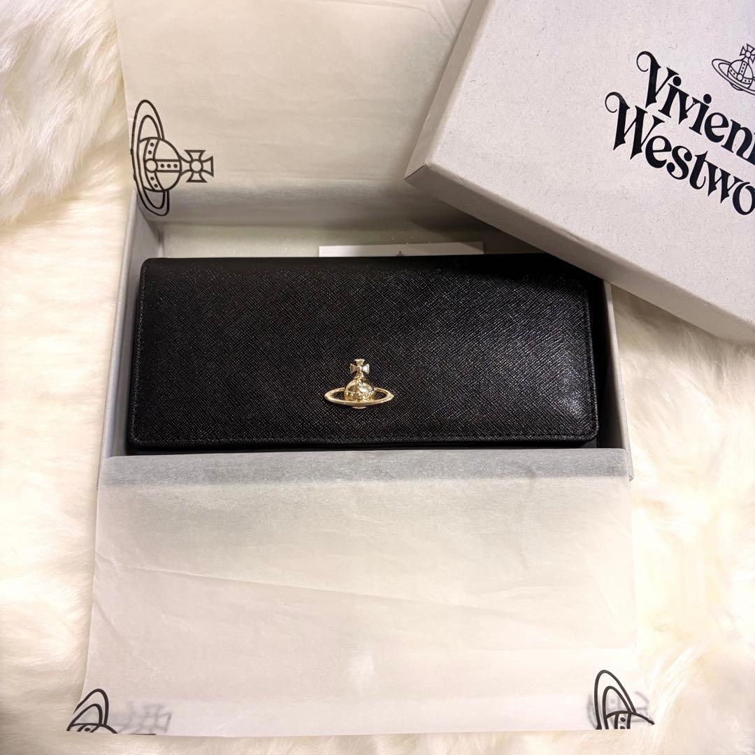 【新品未使用】ヴィヴィアンウエストウッド 長財布 内部オーブ柄