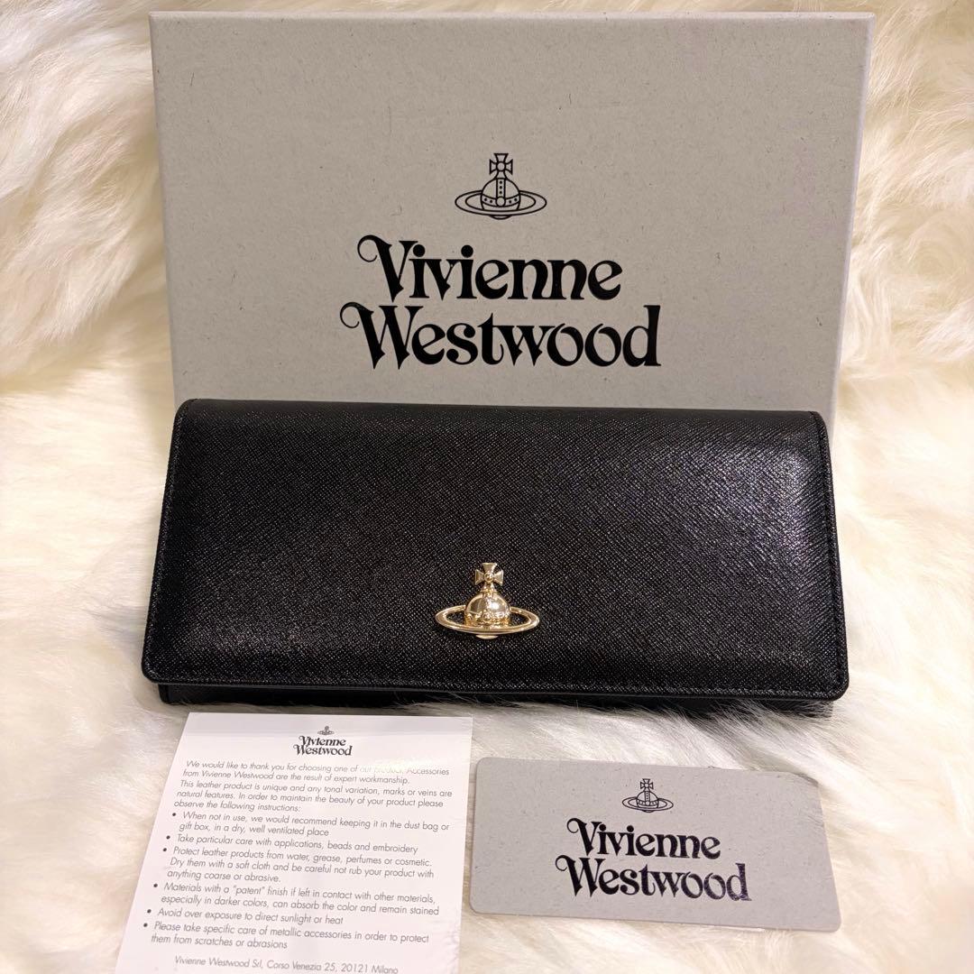 【新品未使用】ヴィヴィアンウエストウッド 長財布 内部オーブ柄