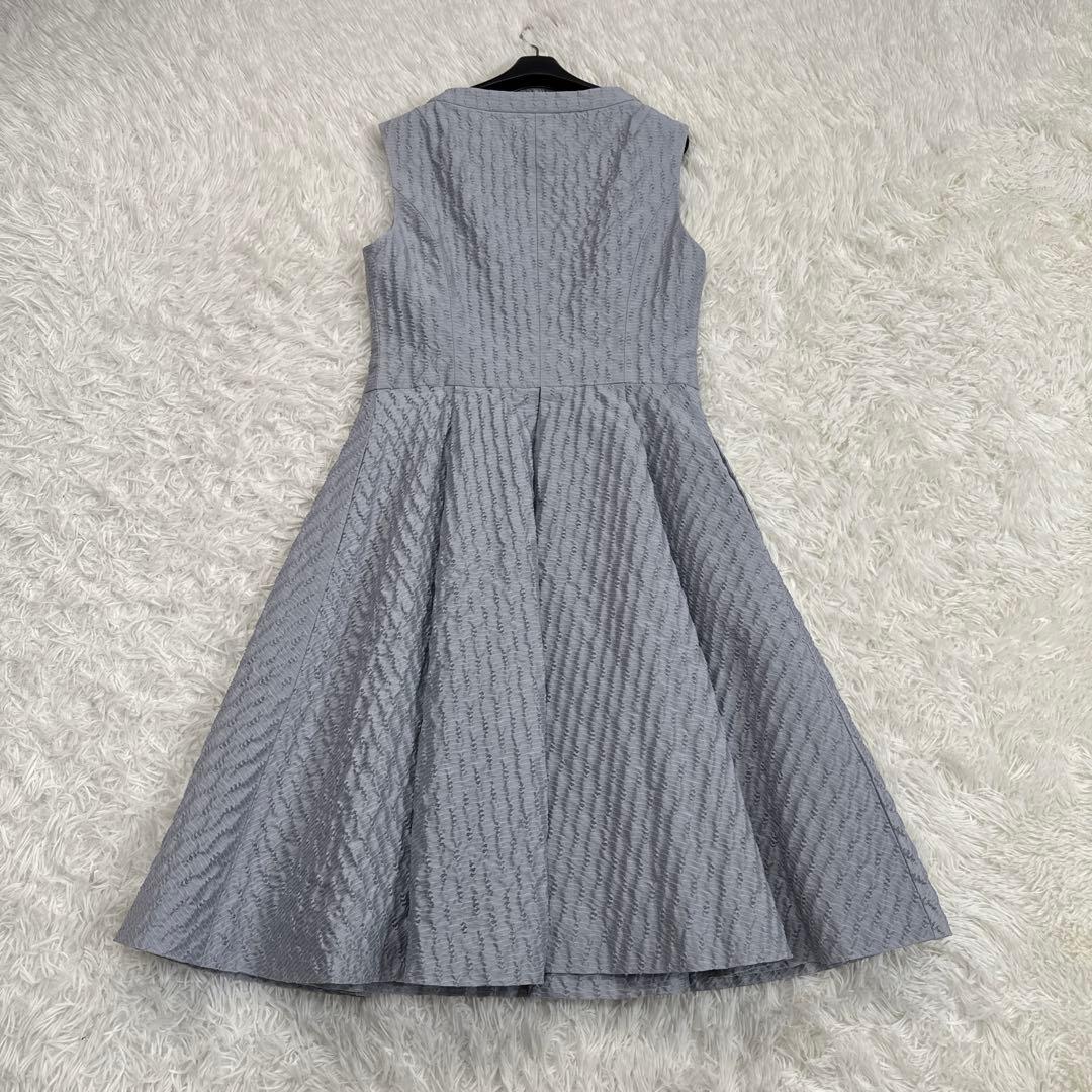 極美品✨13万 フォクシー ダイヤモンドダストドレス フロントジップ ジャガード