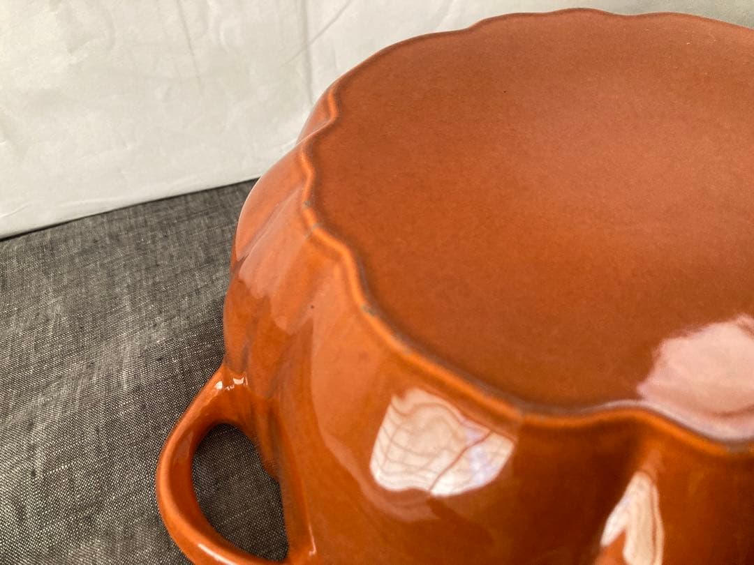 STAUB鍋　パンプキンココット24センチ シナモン