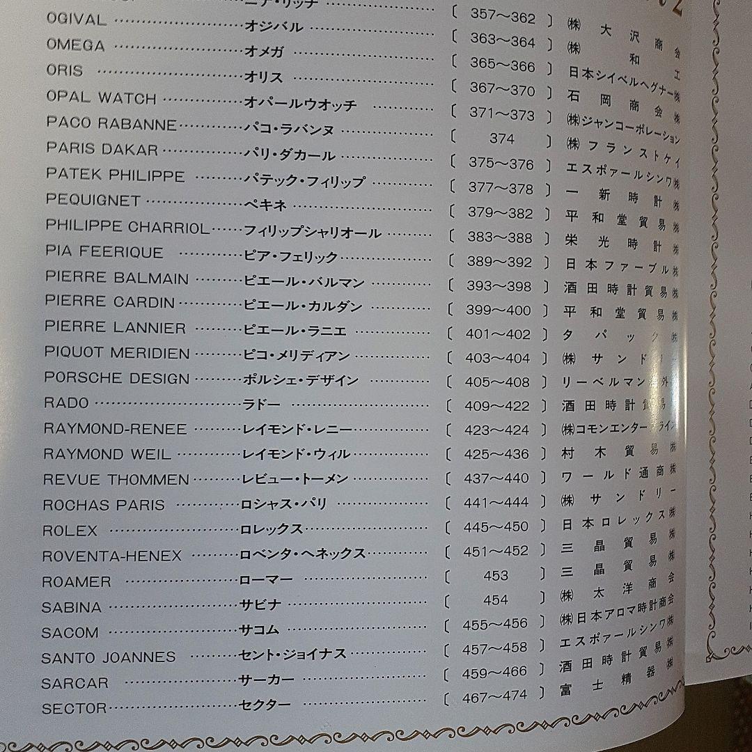 輸入時計総合カタログ(92年93年4冊セット)