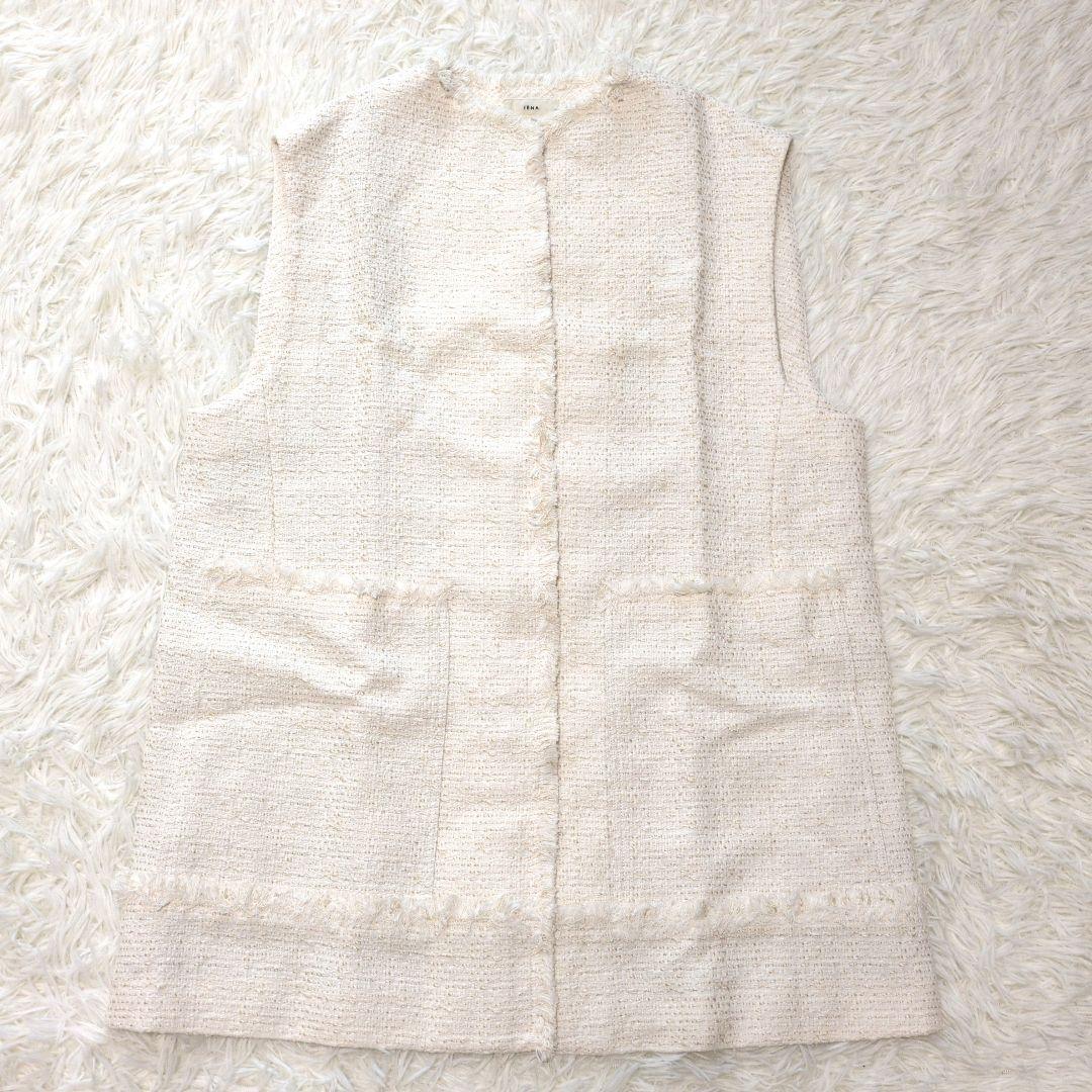 現行24SS　美品　IENA ＆NAVY ドビーツィードジレ IENA