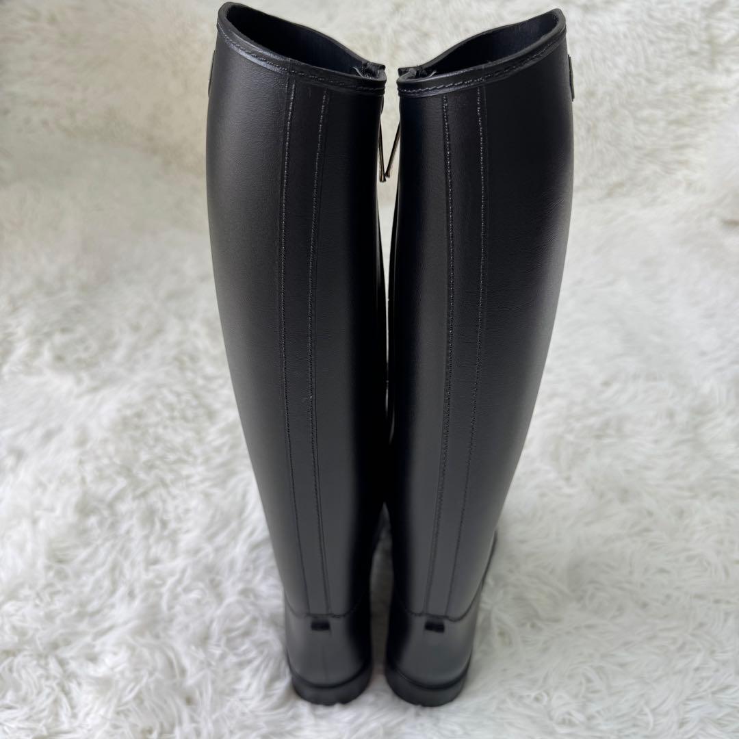 マッキントッシュフィロソフィー ロングレインブーツ ゴールドファスナー