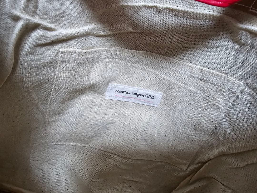 新品 限定品 COMME des GARCONS PVC トートバッグ