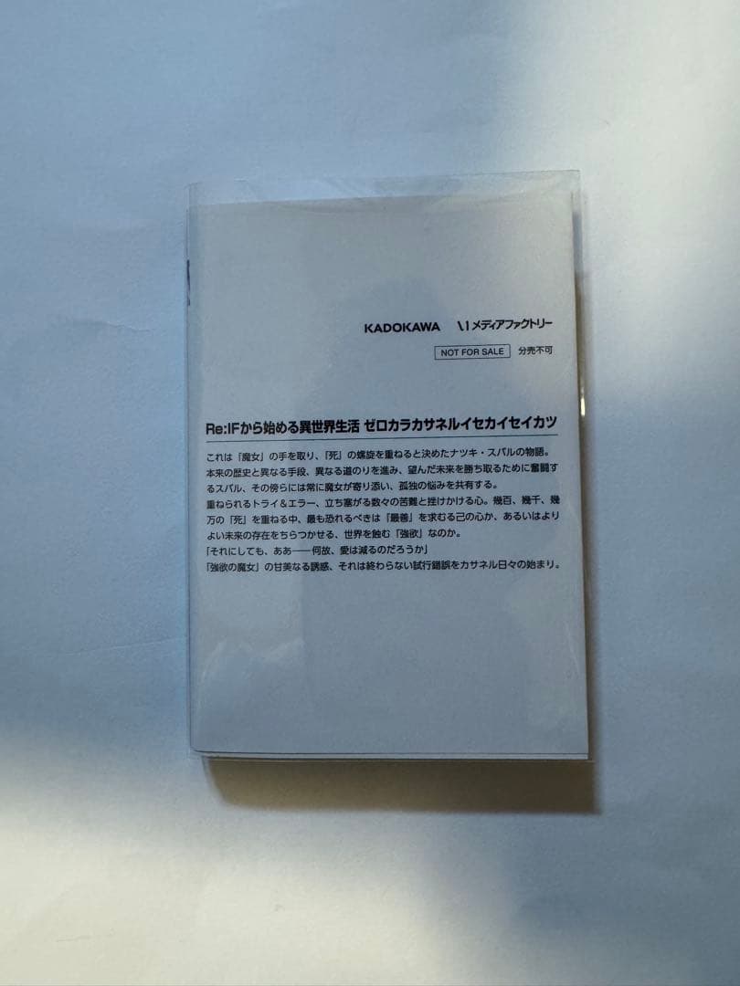 Re:IFから始める異世界生活　ゼロカラカサネルイセカイセイカツ