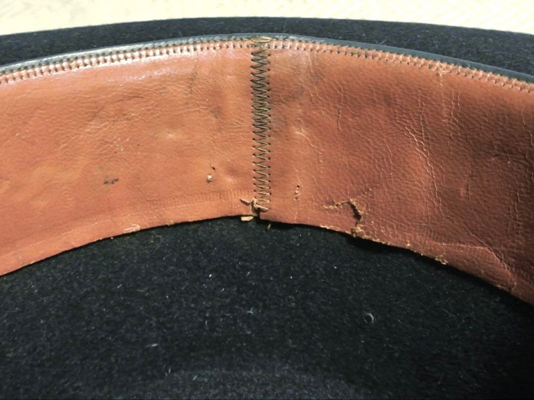 50s Vintage stetson Zephyr 1/4 58cm 黒