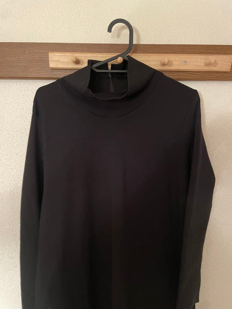 TRUNK トランクヒロココシノ　ジャージー切り替えバルーンロングワンピース