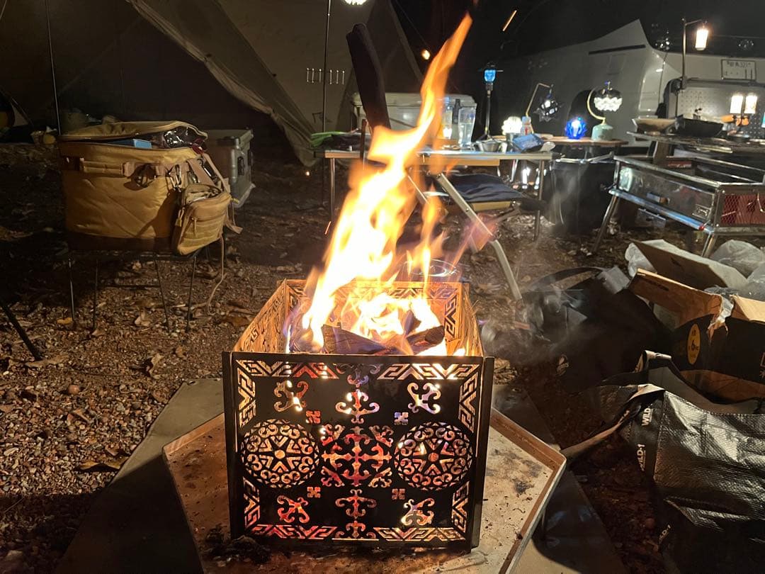 藤原組 焚き火台「はじまり」キャンプ アウトドア 焚火台　定価57,000円