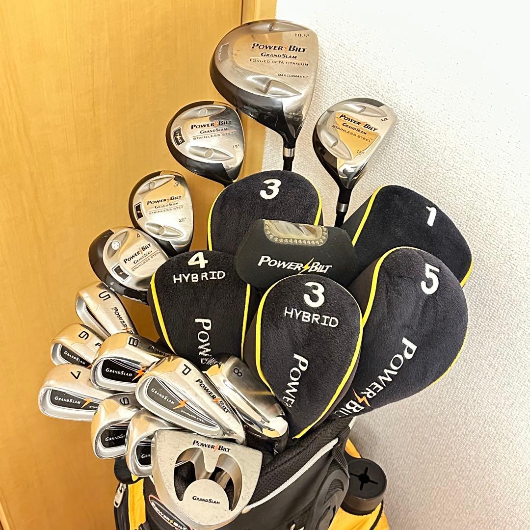 PowerBilt✨ゴルフクラブフルセット✨14本✨初心者✨100切✨打ちやすい