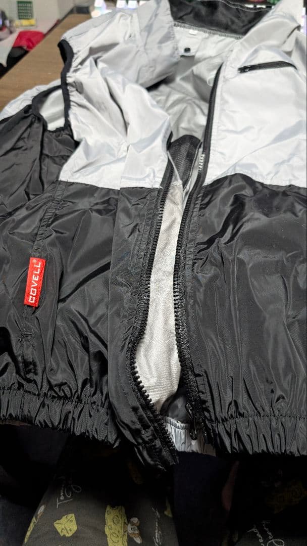 2025年最新式！COVELL 空調服 3L 黒/銀 ファン付き（値下け）