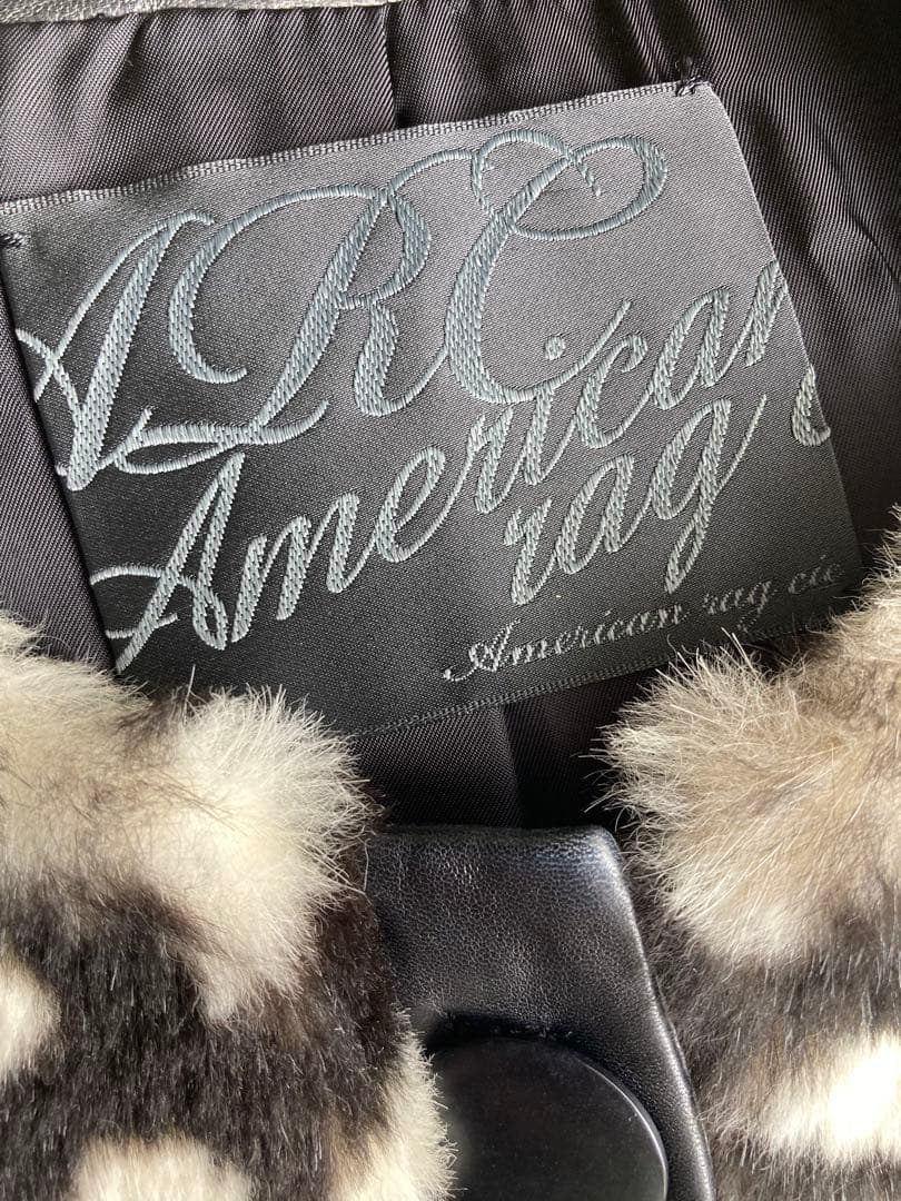 アメリカンラグシー　ラビットファージャケット