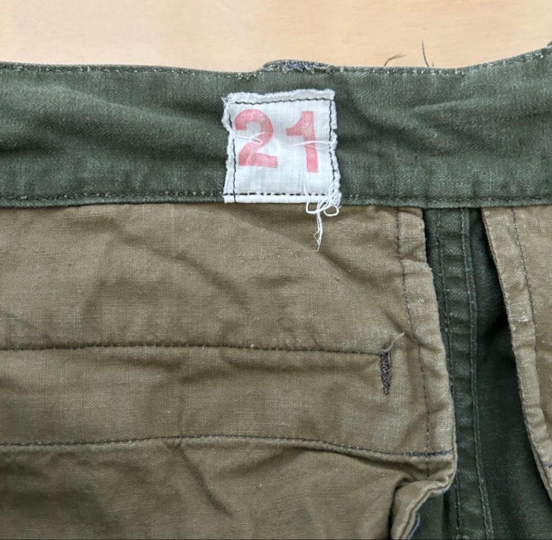 実物　お値下げ可！売り切りたい！最安値！M47 後期 カーゴパンツ サイズ21