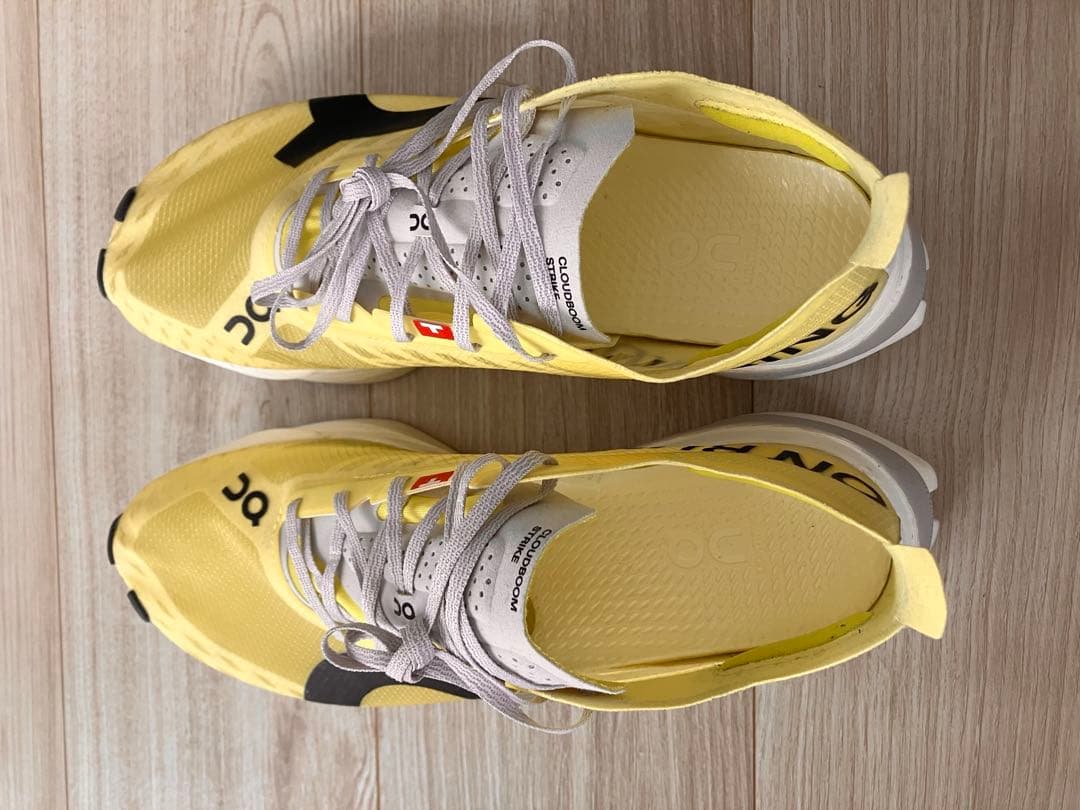 1*n様 走行15キロ　On cloudboom strike 26cm