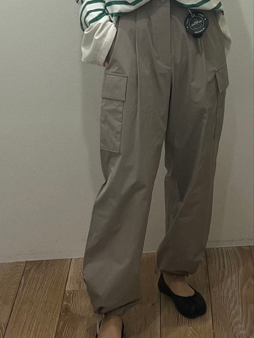 パンツ ATON KYOTO TSURIZOME COTTON CARGO PANTS