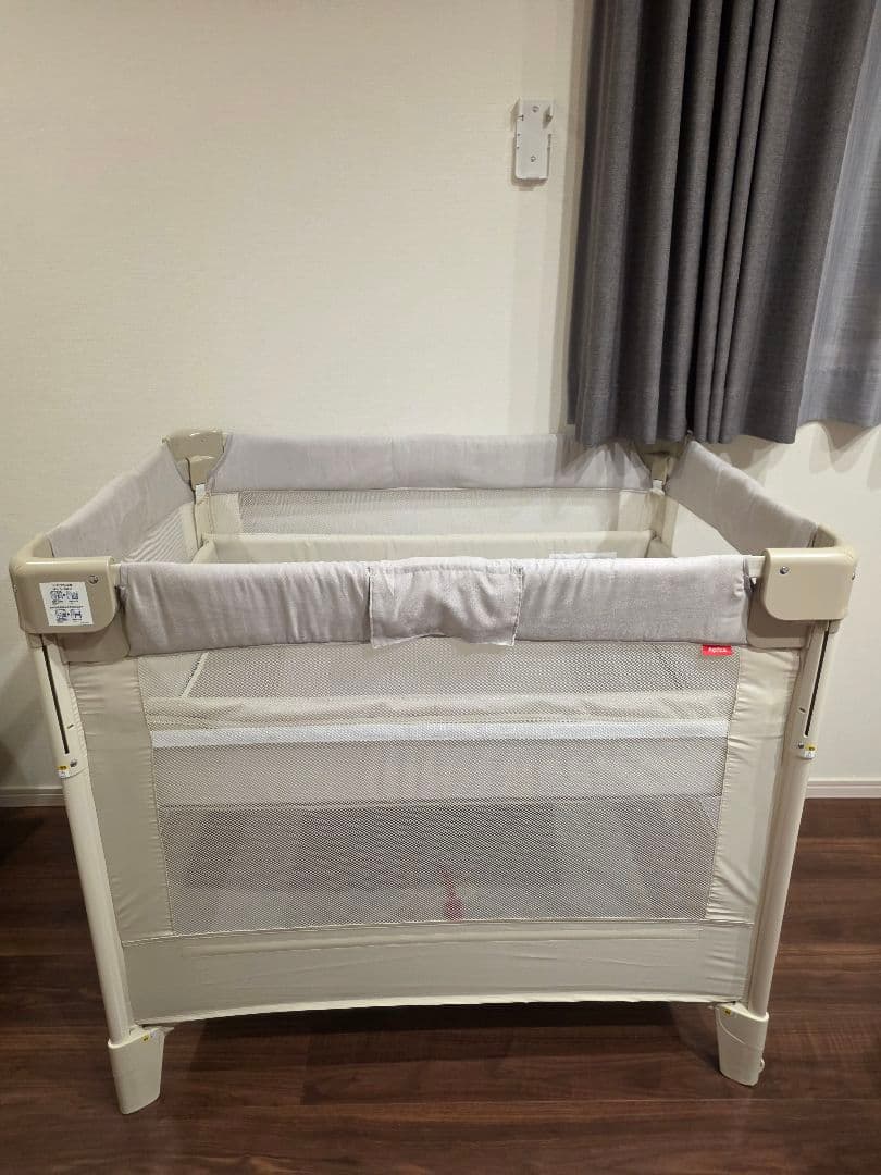 ★ほぼ未使用★ Apric/アプリカ/ココネルエアープラスAB/ベビーベッド