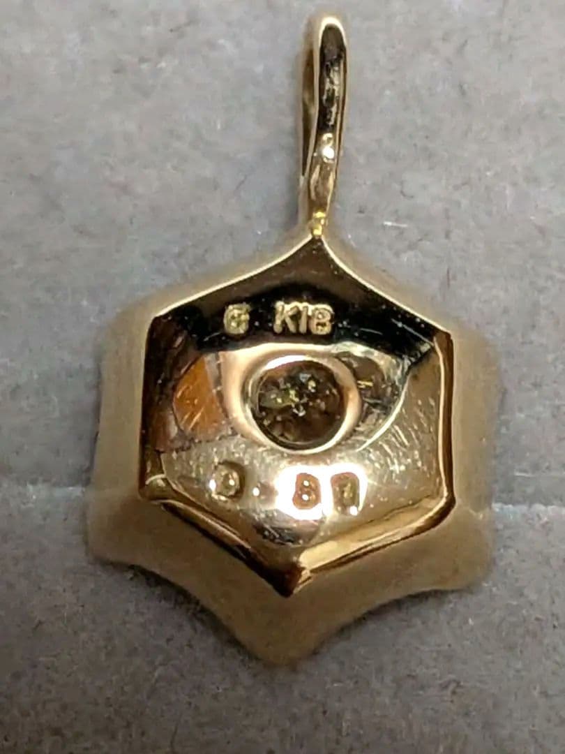 売切希望　値下可　エステール　ダイヤペンダント　0.31ct K18