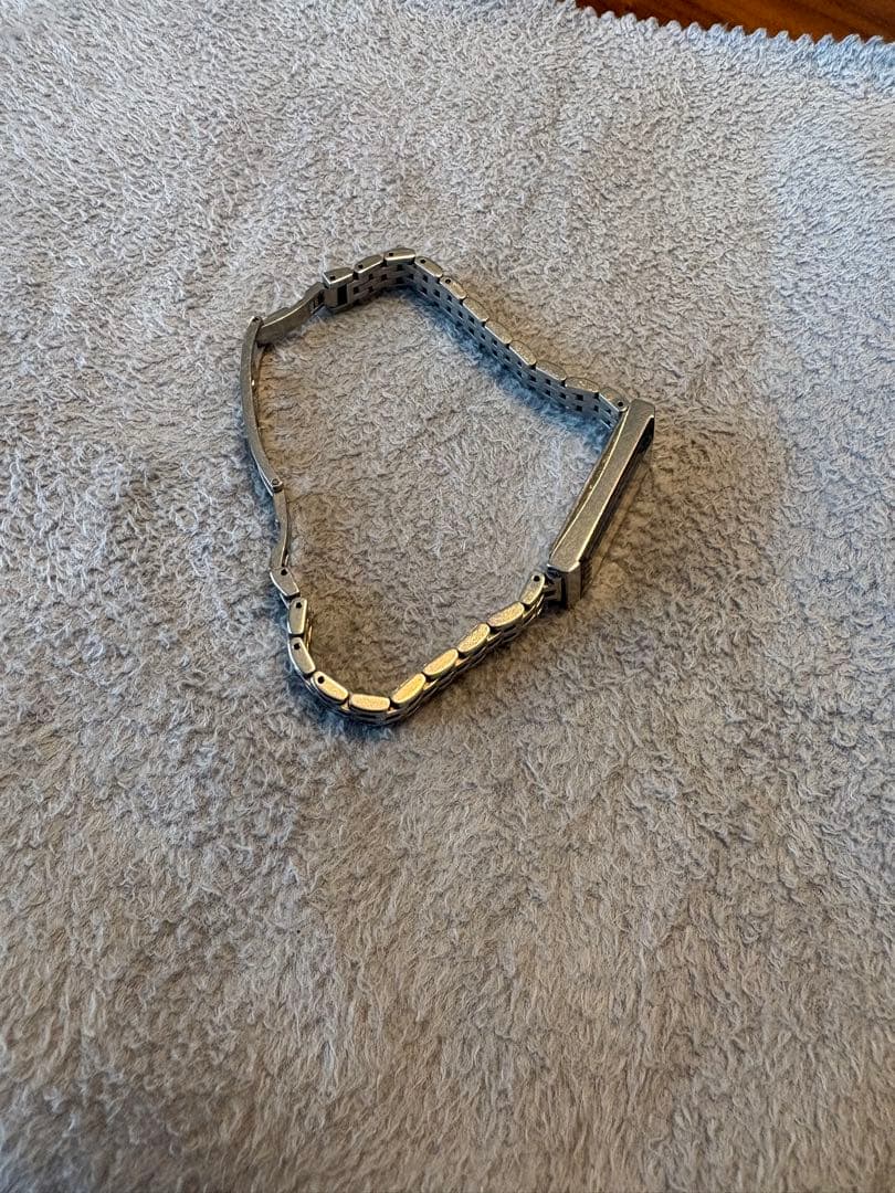 GUCCI シルバー ステンレススチール 長方形 時計