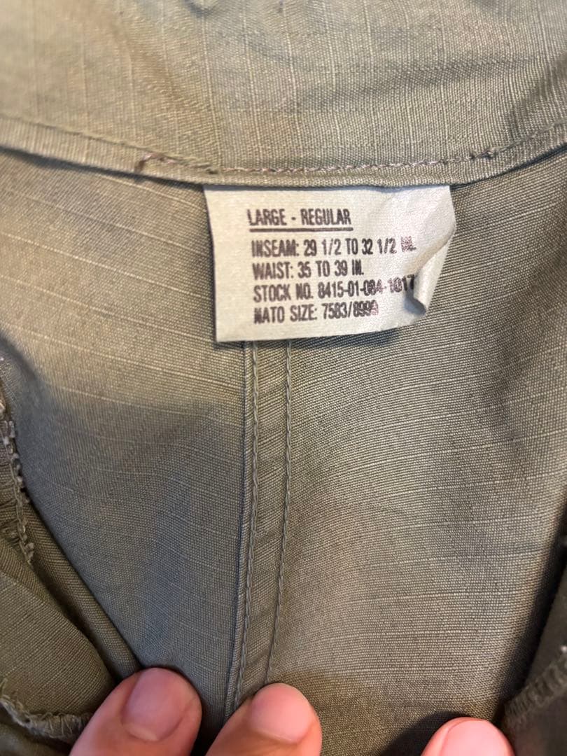 パンツ 60s US ARMY jungle fatigue pants 4th