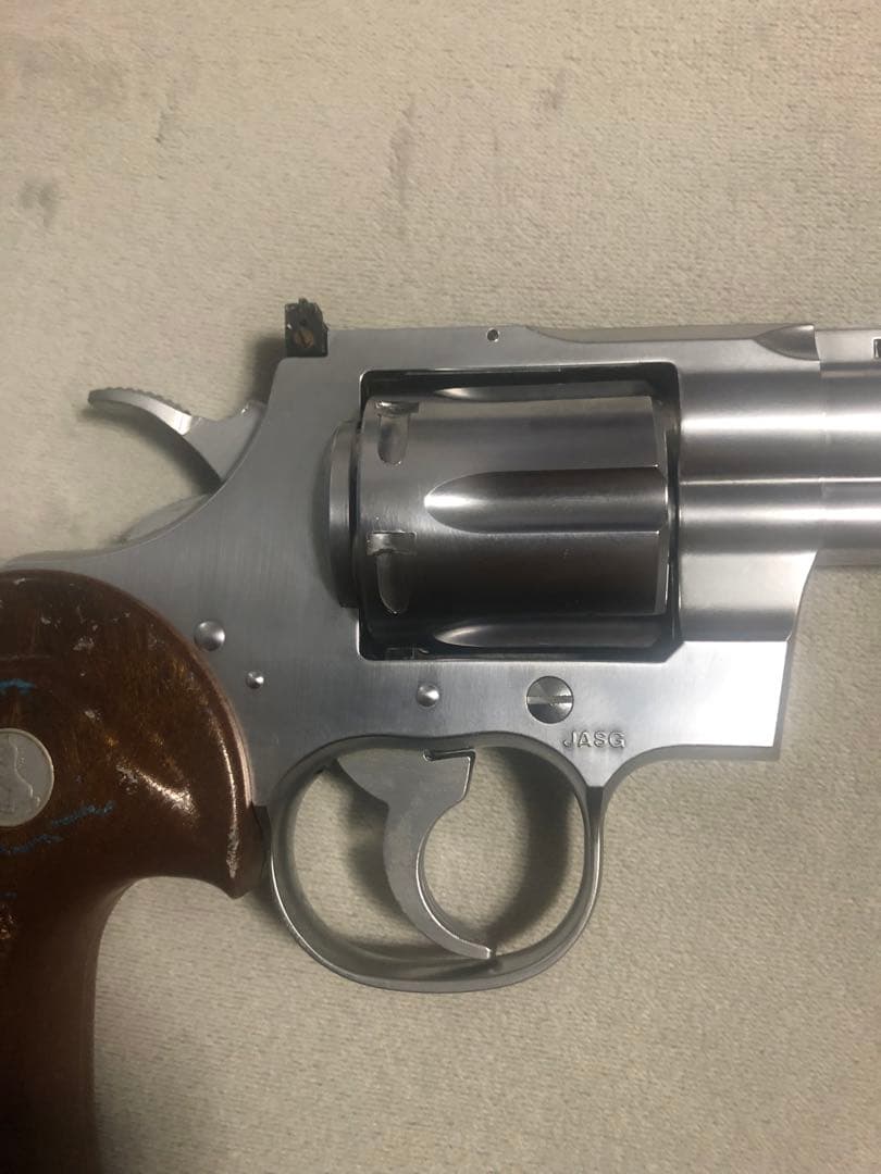 パイソン357 マグナム　ガスガン　ステンレス製　JASG 日本製　コクサイ