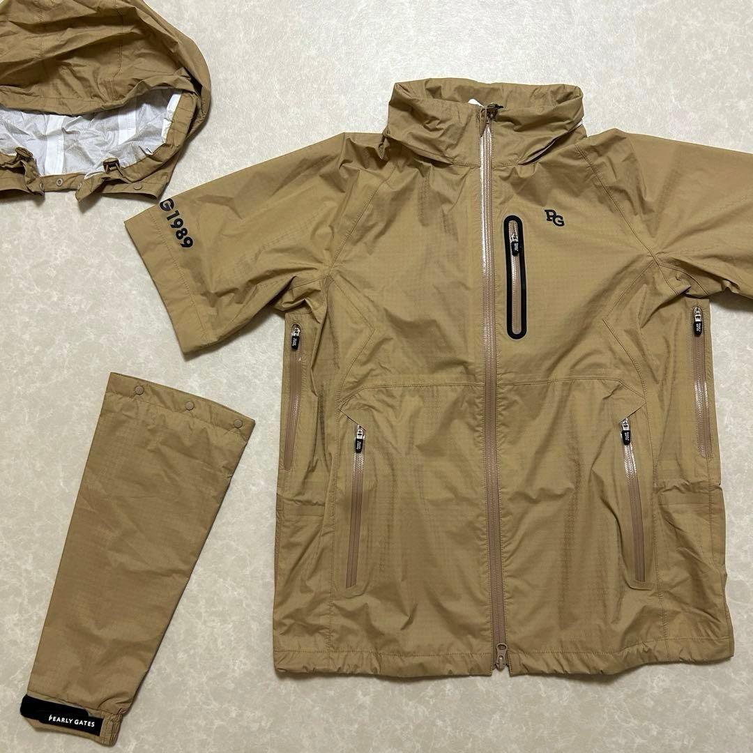 パーリーゲイツ★耐水★防風★結露防止★レインウェア【レディース サイズ0（S）】