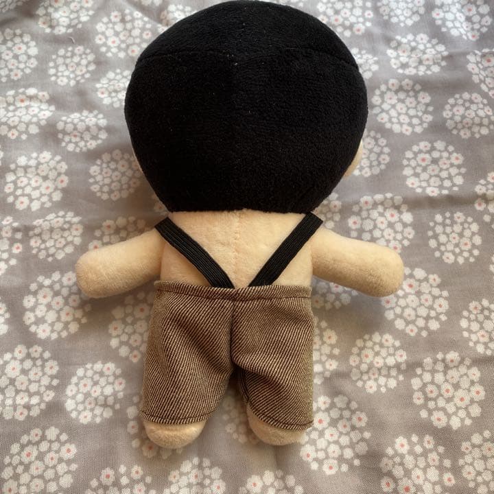 20センチKpopドールパンツ❗️つり付き茶デニム