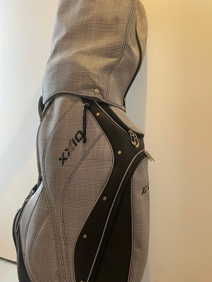 XXIO チェック柄キャディバッグ