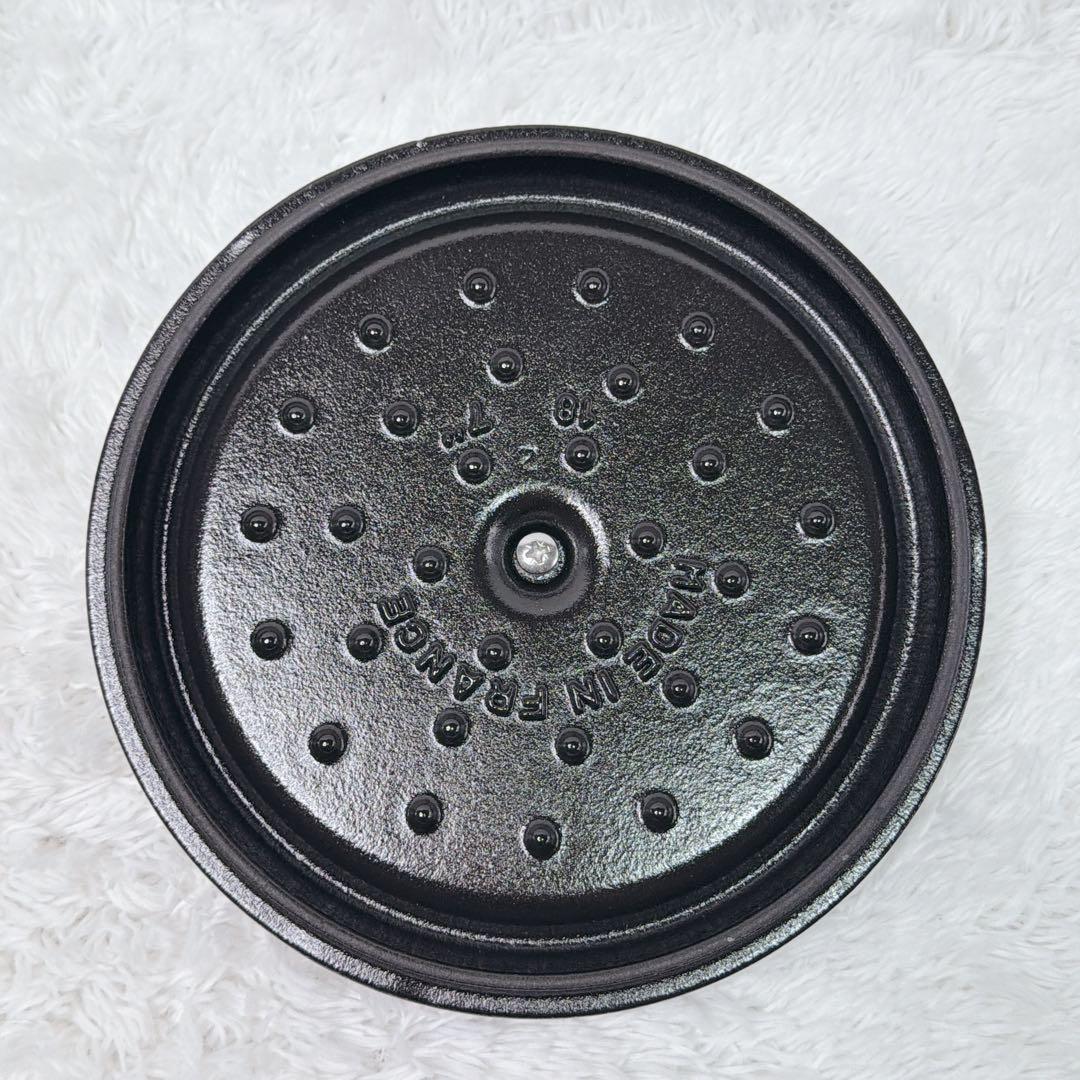 【未使用品】Staub ピコ　ココット　ラウンド　シフォンローズ　18cm 鍋