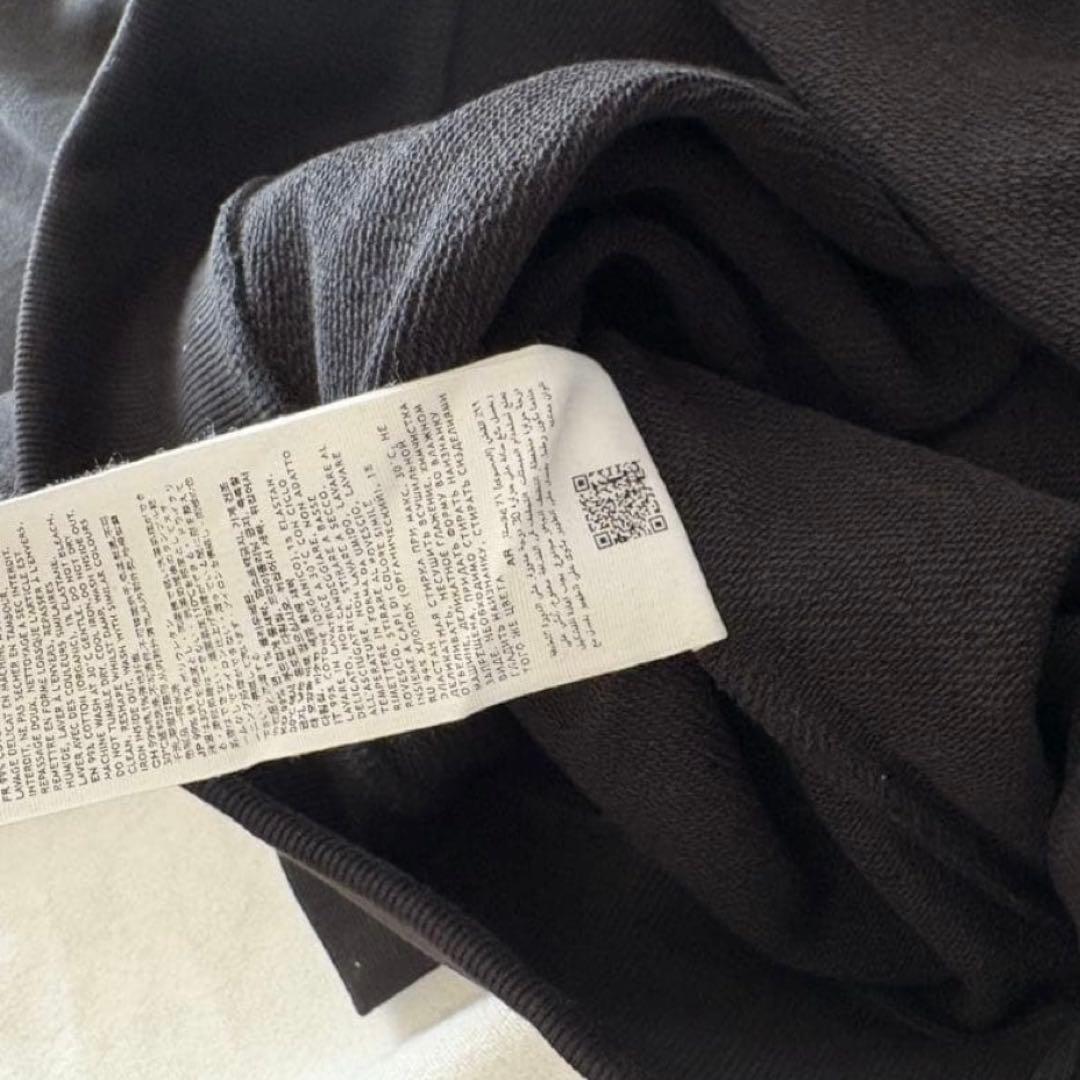 新品未使用 AmiParis トレーナー スウェット ブラック 黒 Sサイズ