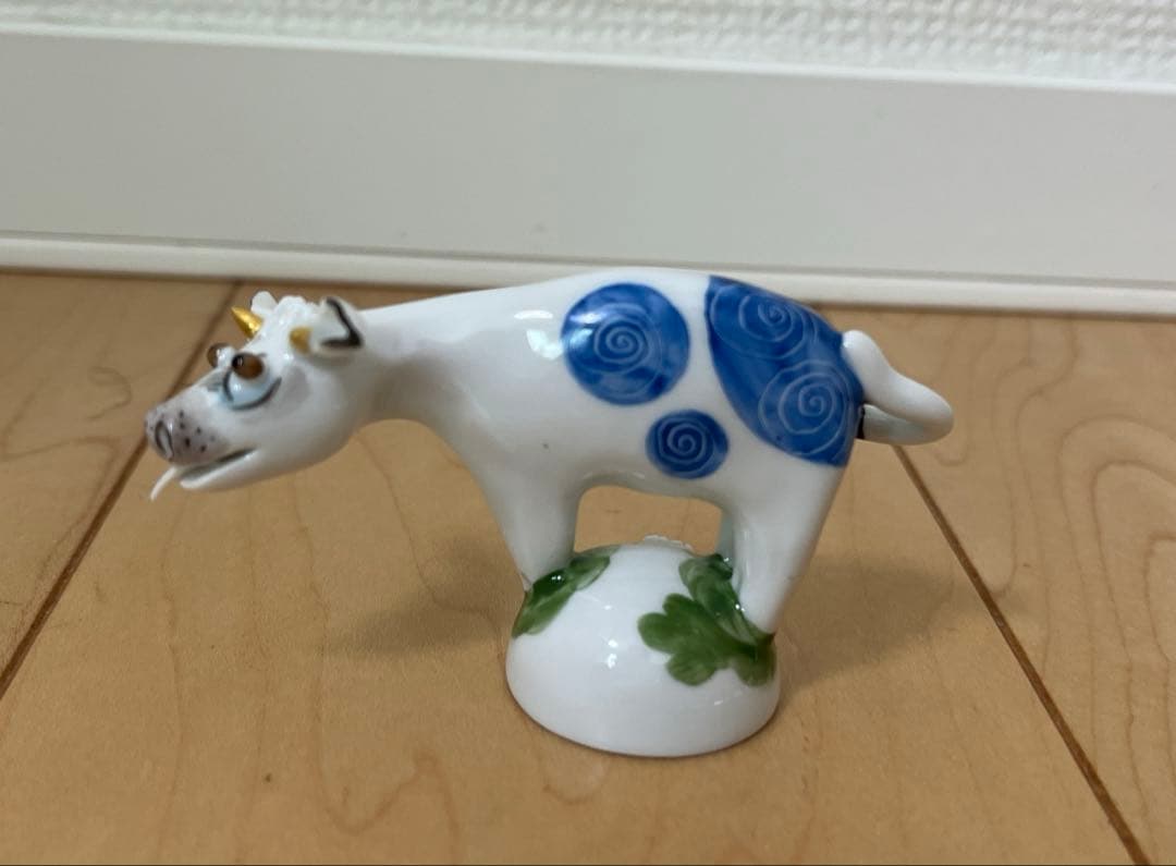 Meissen マイセン 干支シリーズ 丑　うしどし　さるどし　フィギュリン