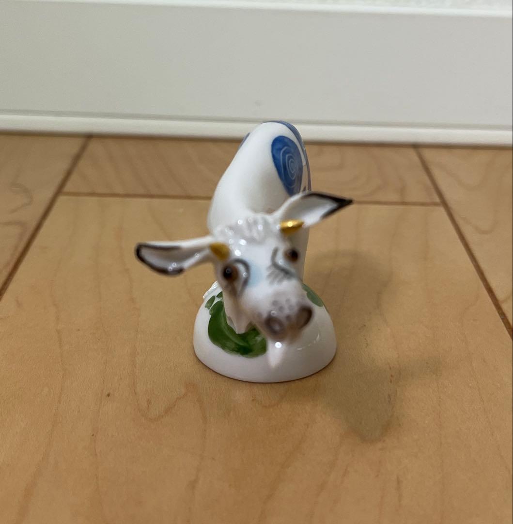 Meissen マイセン 干支シリーズ 丑　うしどし　さるどし　フィギュリン