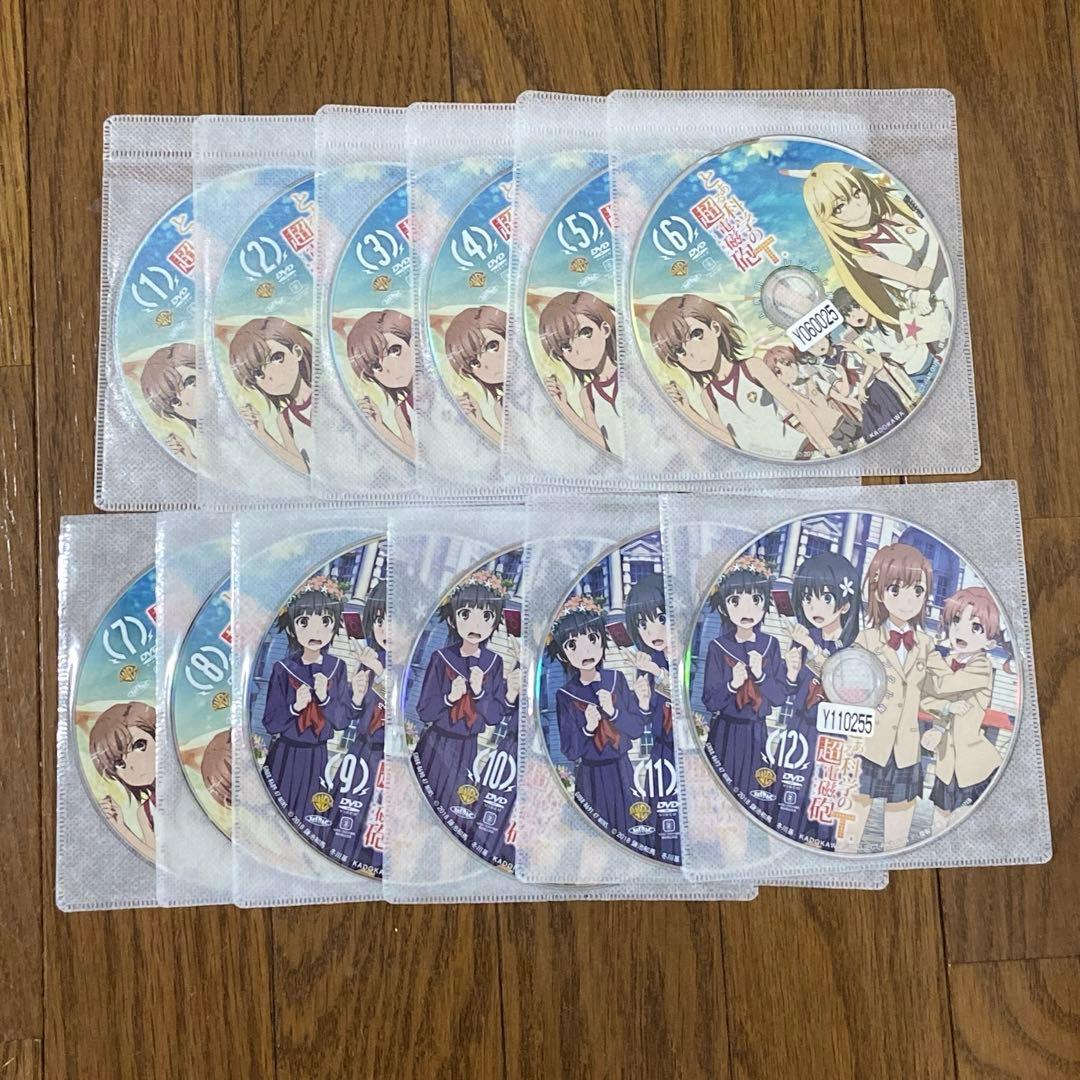 とある科学の超電磁砲T DVD 1〜12巻　レンタル落ち