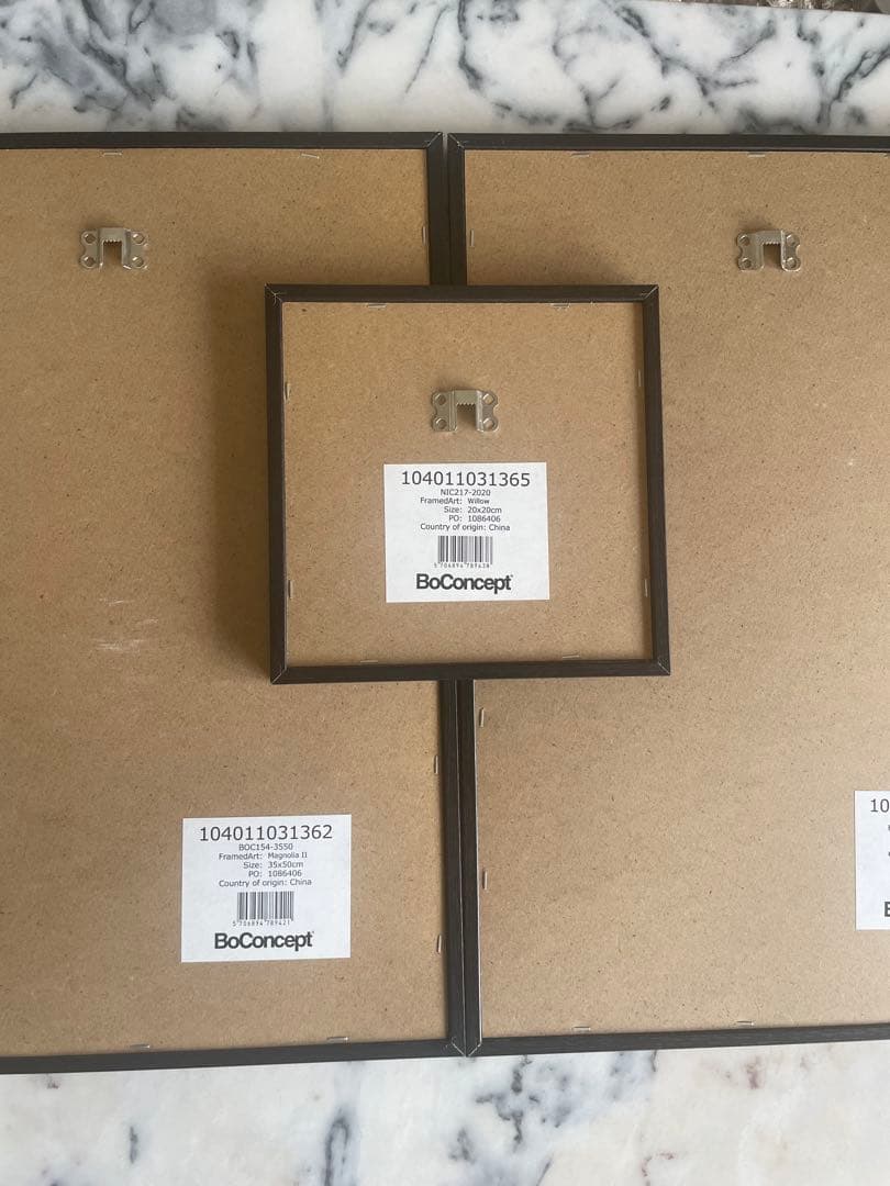 boconcept アート　3個セット