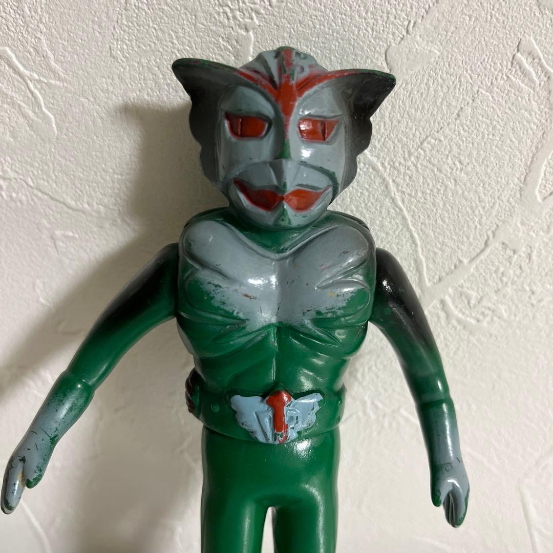 ⚠️当時物・レア　超人バロムワン　さいとうたかお　ミドルソフビ　昭和レトロ