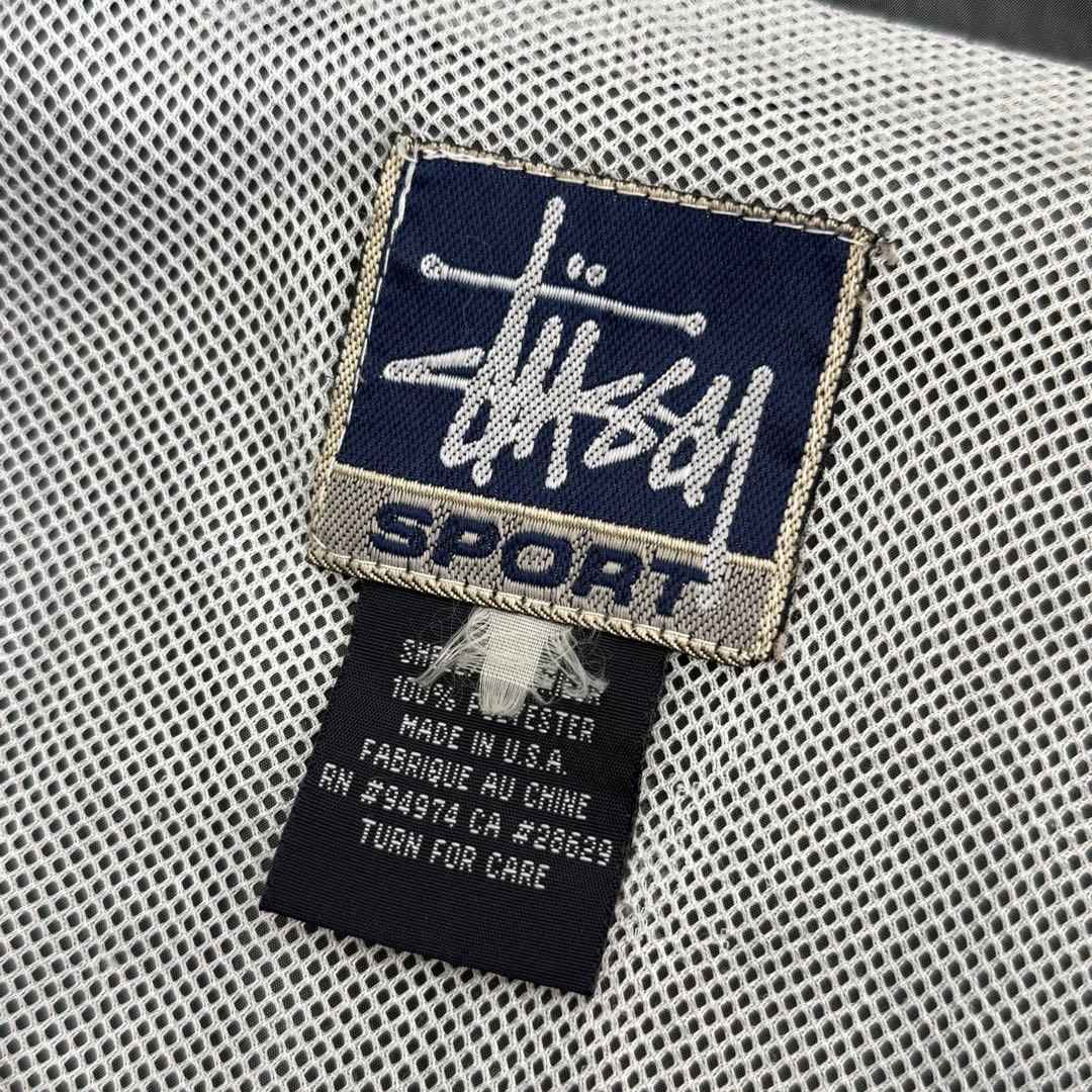 90sOLD STUSSY SPORT ステューシー ナイロンジャケットXL相当