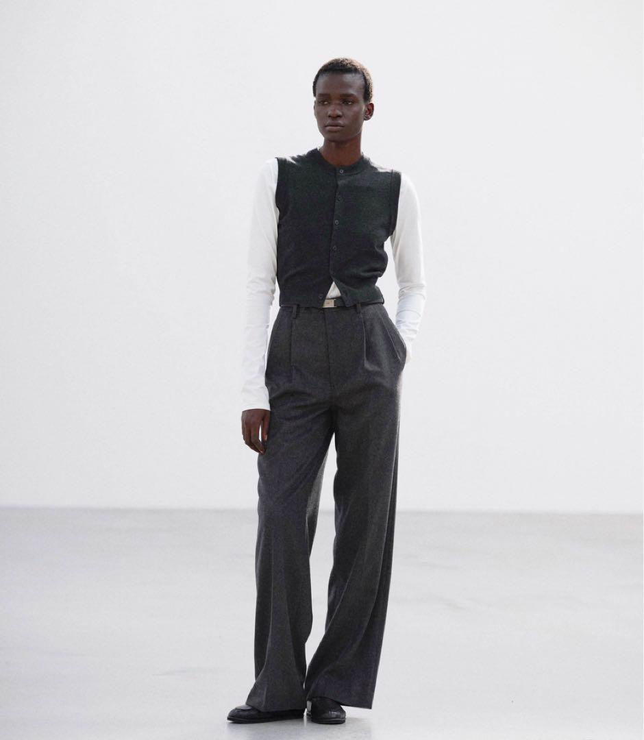 AURAILEE オーラリー　HIGH TWIST WOOL KNIT VEST