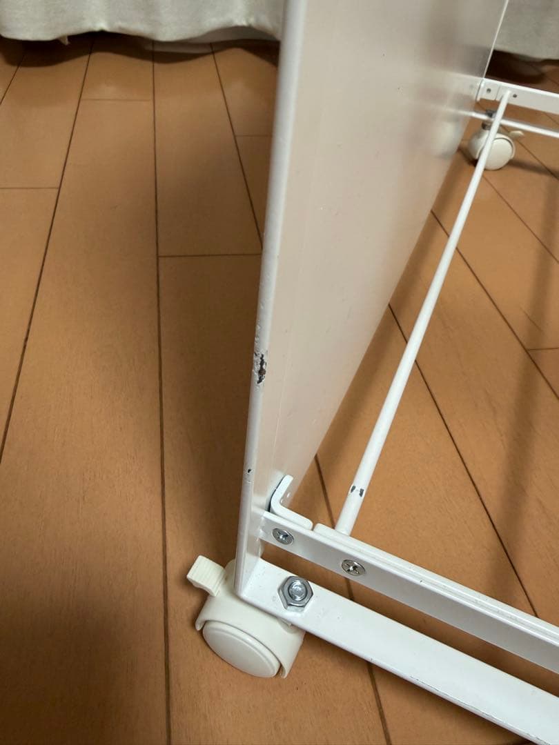 山崎実業　目隠し分別ダストワゴン 3分別 ホワイト タワー ゴミ箱 キャスター付