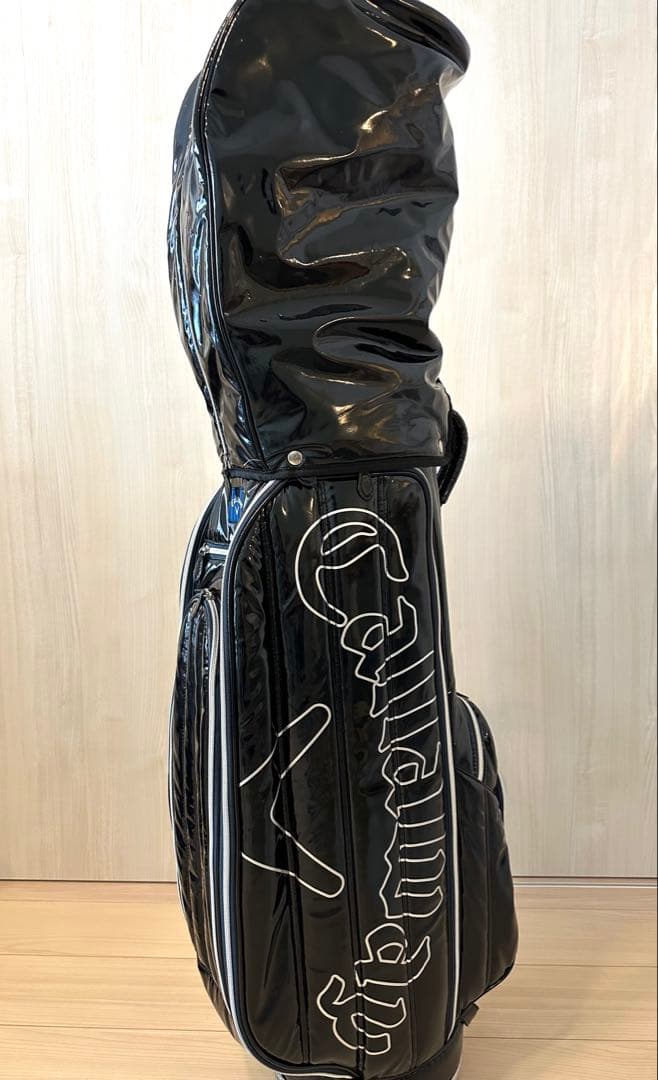 中古美品｜キャロウェイ｜エナメルキャディバック8型レディース／シューズポケット有