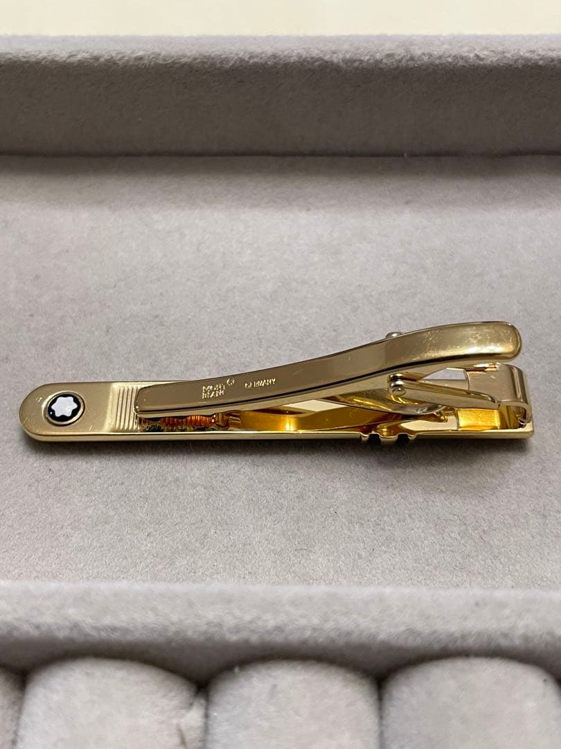 MONTBLANT タイピン　オニキス　モンブラン