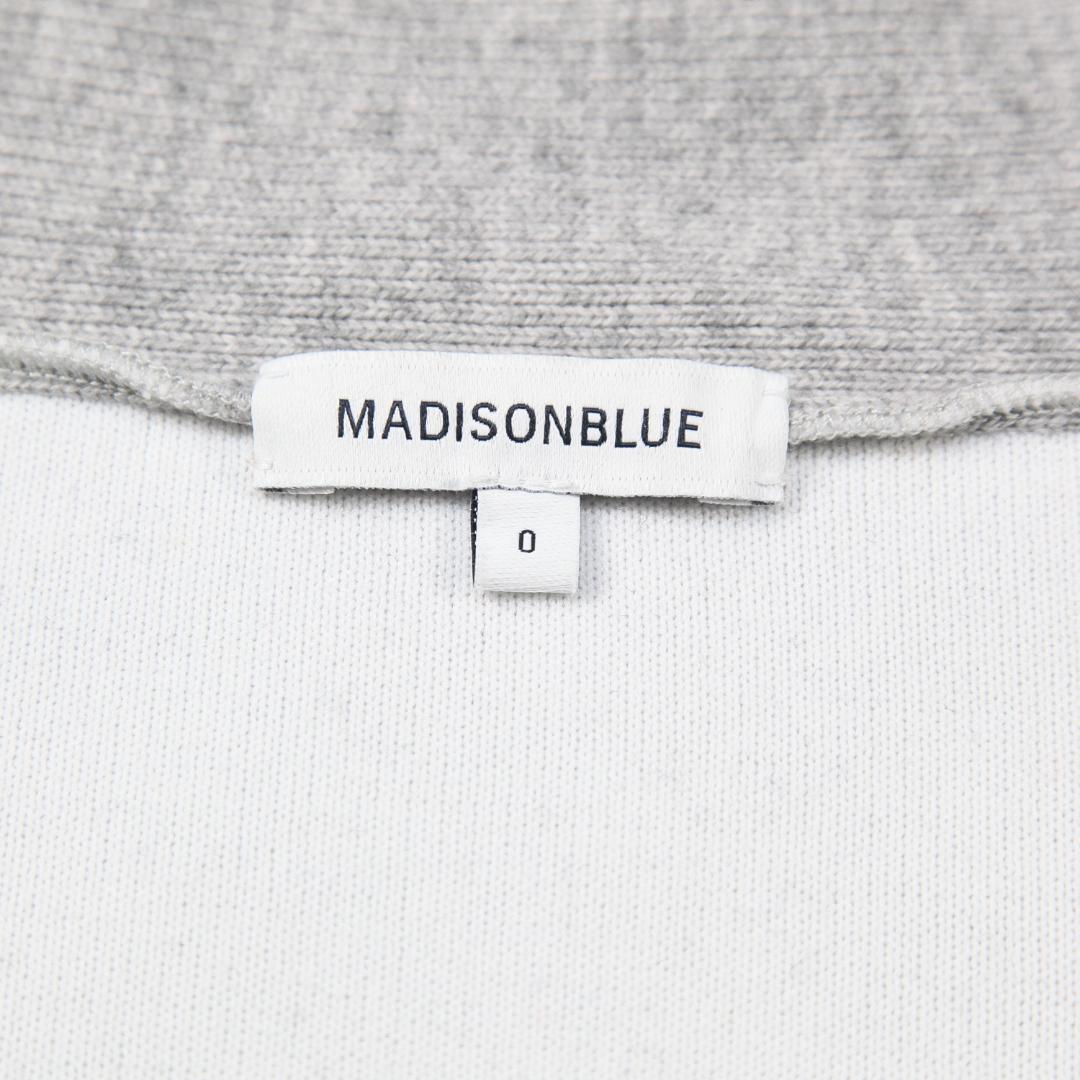 美品 MADISONBLUE 19AW ダブルフェイス Vネックカーディガン