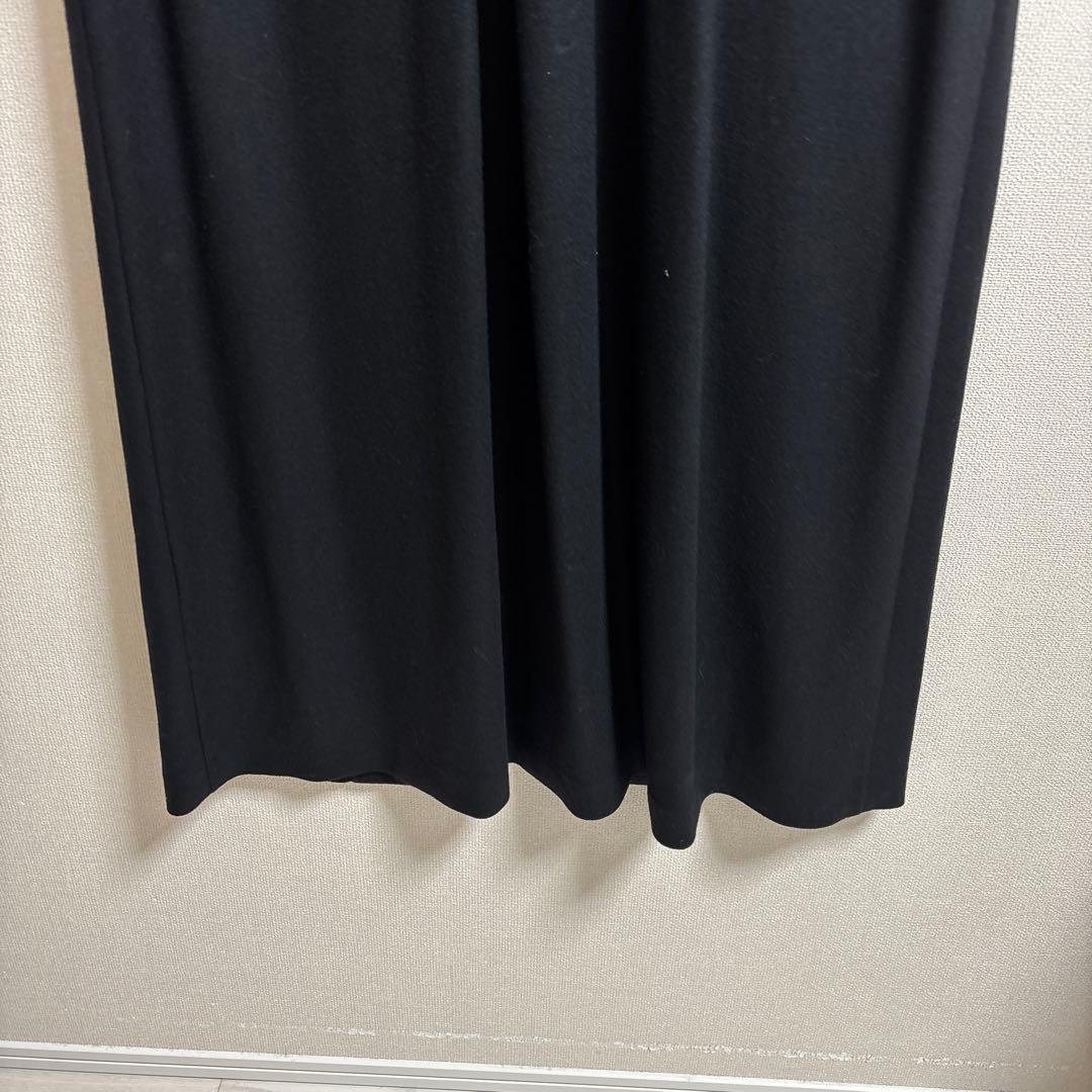 セオリーリュクス　ベスト　ジレ　ブラック　襟付き　38号　黒　ロング　フォーマル