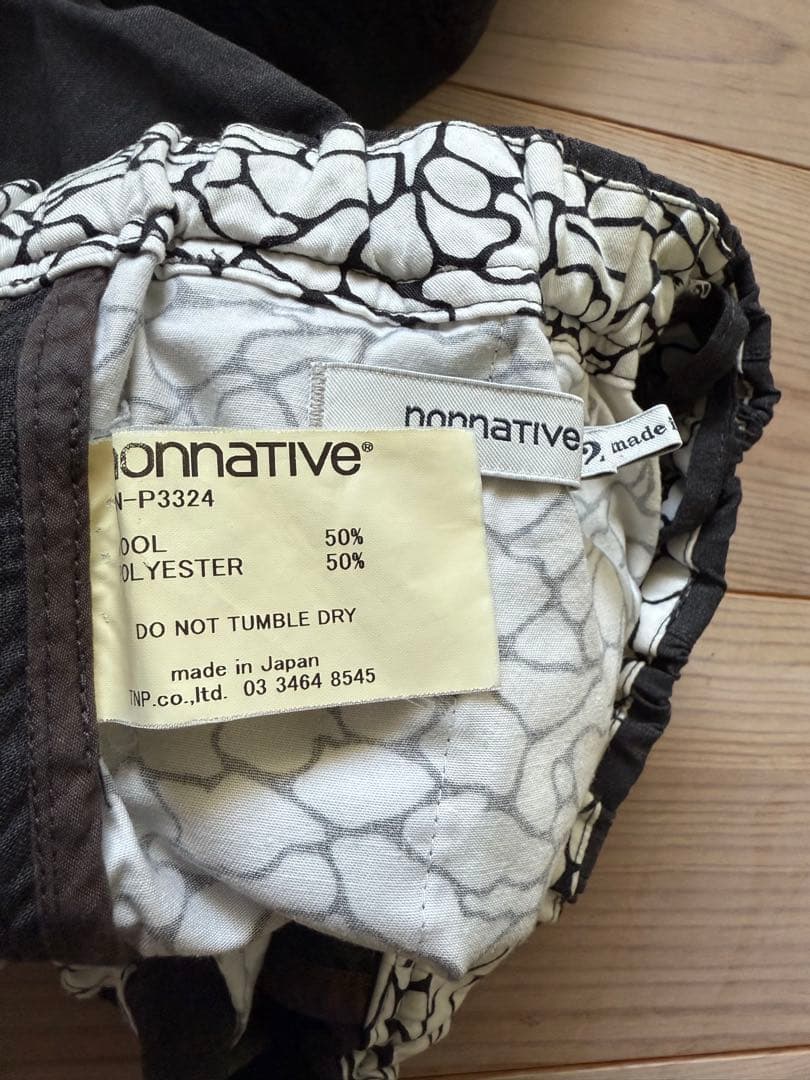 パンツ nonnative MANAGER EASY PANTS RELAX FIT