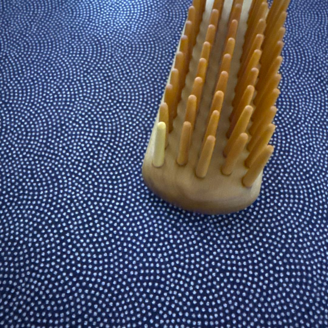 【かづら清老舗】つげブラシ　5列　京都