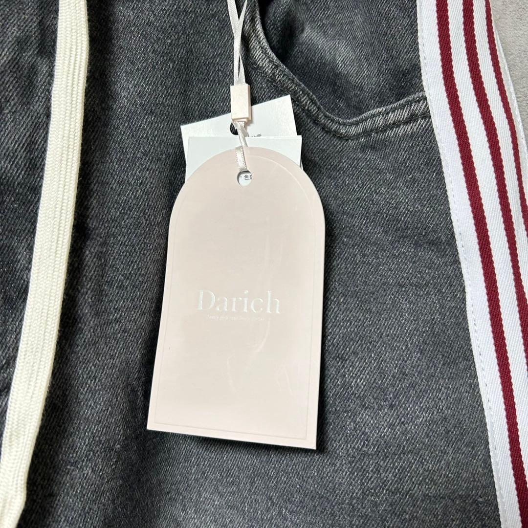 新品 即完売品 Darich リメイクライクワイドデニムパンツ ブラック